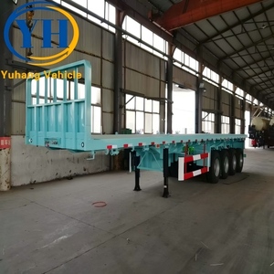 Nuestro Remolque de Plataforma Plana de 48 Pies con Panel Frontal al Precio Más Bajo en Venta |   Fabricante de <span class=keywords><strong>Remolques</strong></span> de Plataforma de 3 y 4 Ejes - Product Image 4