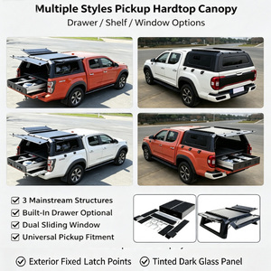 MASSAIT Pièces automobiles 4x4, Capote souple convertible pour <span class=keywords><strong>pick</strong></span>-<span class=keywords><strong>up</strong></span> Toyota Hilux Vigo Ford <span class=keywords><strong>Isuzu</strong></span> D-max, Hardtop High Topper - Product Image 3
