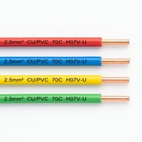 Câble électrique BV 6mm monoconducteur en cuivre massif isolé PVC 450/750V haute température pour chauffage, applications automobiles, industrielles et domestiques