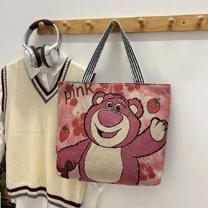 Phụ Nữ Của Tùy Chỉnh Dân tộc Động Vật Vải Tote Túi Thiết Kế Mới Bán Buôn Lớn Mua Sắm Vai Túi Với Dây Kéo Đóng Cửa Cho Sinh Viên - Product Image 6