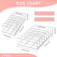 Acryl-Lidschatten-Palette-Organizer, multifunktionaler Aufbewahrungshalter für Kosmetik, CDs, Handyhüllen