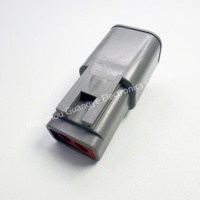 Adaptateur automobile DTP04-2P DTP06-2S, haute stabilité mécanique, boîtier PA66, étanche IP67/IP68, connecteur mâle 2 broches, borne en laiton