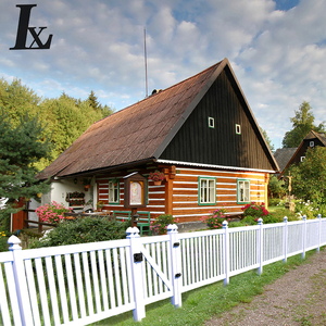 PVC yaygın villa kullanılan beyaz ucuz şerit çit kapısı - Product Image 5