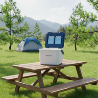 Glacière de pique-nique et camping 12L, isotherme, moderne, portable, écologique, durable, réutilisable, multifonctionnelle, en PE
