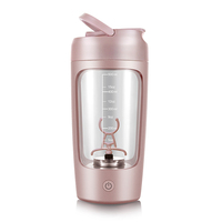 En gros Smart Rechargeable Sans Bpa 650ml Noir Tritan Gym Électrique Café Protéine Mélangeur Shaker Bouteille