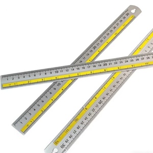 Regla de Aluminio Multifuncional de 30 cm, Económica, Resistente a la Corrosión y al Óxido, Juego de Reglas de Metal de Alta Precisión con Borde Recto - Product Image 2
