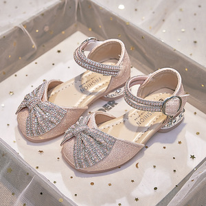 <span class=keywords><strong>Scarpe</strong></span> da Principessa per Bambine all'Ingrosso, Nuovo Stile <span class=keywords><strong>con</strong></span> Suola Morbida e <span class=keywords><strong>Tacco</strong></span> Alto, Sandali da Festa, <span class=keywords><strong>Scarpe</strong></span> <span class=keywords><strong>con</strong></span> Cristalli per Compleanno - Product Image 1