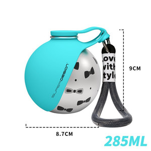 Borraccia per cani Super Design Cute Dog da 285 ml, ciotola per acqua per animali domestici con tracolla, dispenser d'acqua portatile per cuccioli per viaggi e passeggiate all'aperto - Product Image 5