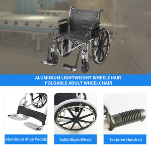 Silla de ruedas plegable de pie Manual, venta al por mayor, exportación de Vietnam - Product Image 3