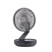 Ventilateur de bureau sur pied en plastique à circulation d'air, écoénergétique, rechargeable par USB, mini, pour usage extérieur, design pliable, ventilateur de refroidissement