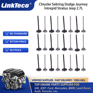Linkteco 12 paires de soupapes d'admission et d'échappement compatibles avec EER EES essence pour Chrysler Sebring Dodge Journey Intrepid Stratus Jeep 2.7L de 98 à 12 - Product Image 2