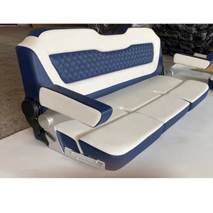 Feitine ที่นั่งเรือยอชท์แบบหรูหราสีเรือ3-seater พับได้ที่นั่งเรือท้องแบนสำหรับเรือท้องแบน - Product Image 4