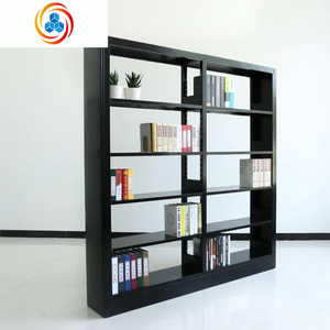 Estantería Metálica Moderna para Biblioteca Escolar, Ajustable, Independiente, de Hierro y Madera - Product Image 3
