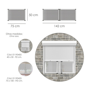 Zanzariera estensibile con telaio in alluminio 50 x 75/142 cm. - Product Image 2
