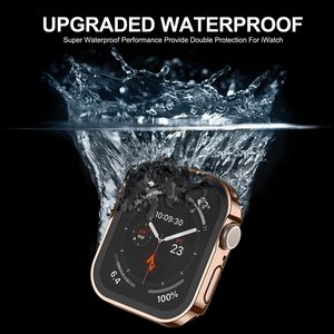 Conjunto de protección Ultra antiarañazos para iWatch serie 1-8, funda protectora de pantalla de cristal para iWatch 38 40 41 42 <span class=keywords><strong>44</strong></span> 45 49mm - Product Image 4