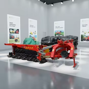 Machine agricole : Tondeuse rotative à disques entraînée par prise de force (PTO) <span class=keywords><strong>pour</strong></span> tracteur, avec <span class=keywords><strong>rouleau</strong></span> broyeur d'herbe - Product Image 6