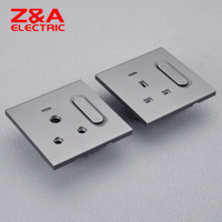 3M SERIES Champagne BS Standard 86 Type 250v Interrupteurs et prises de courant pour l'Afrique Arabie Saoudite