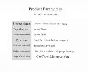 Bomba de combustible Manual de cerámica, sifón, manguera de aceite de coche, manual para Airbag ventosa de tanque de combustible, abrazadera de bola para transferencia de líquido diésel de gasolina - Product Image 6
