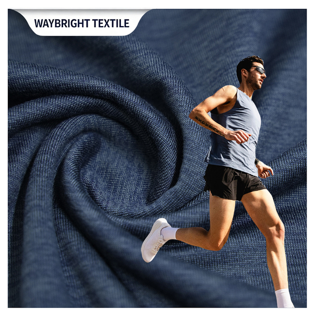 Breathable 190GSM 94% Polyester 6% Spandex Cationic Knitted Plain Fabric for Dresses Yoga Swimwear