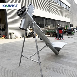 Elevador de tornillo sin fin para granos con longitud y diámetro personalizados para el transporte de maíz, trigo, polvo y pellets - Product Image 5
