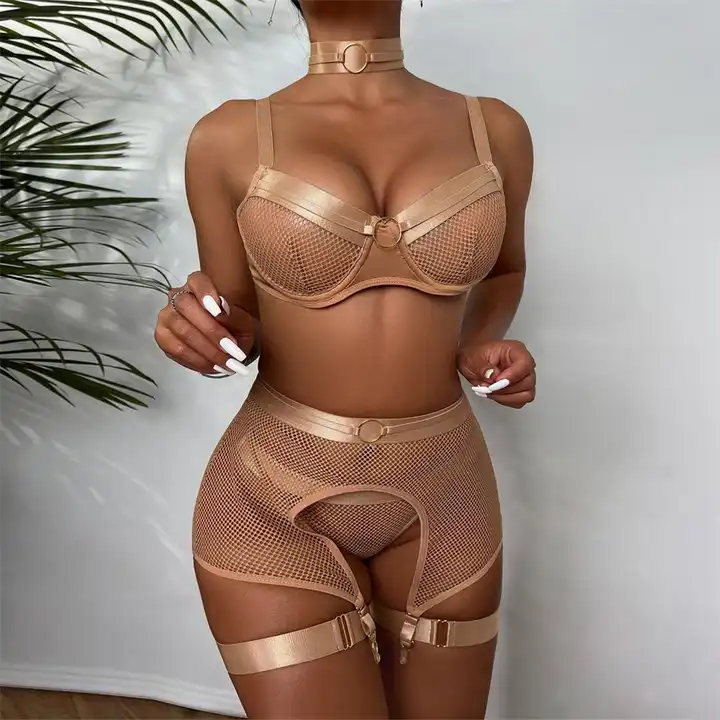 ladies sexy underwear transparent mesh lenceria