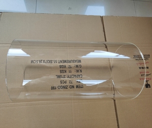 Tubes de soufflage <span class=keywords><strong>en</strong></span> <span class=keywords><strong>verre</strong></span> borosilicate COE 3.3 droits, de 50 à 300 mm de <span class=keywords><strong>diamètre</strong></span>, épaisseur 5 mm, pour applications de <span class=keywords><strong>verre</strong></span> de construction - Vente <span class=keywords><strong>en</strong></span> gros - Product Image 5