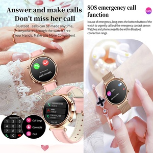 Recién llegado de lujo de moda de 1,27 pulgadas a prueba de agua IP68 Rejol Smartwatch T86 mujer BT Calling Fitness Tracker reloj inteligente - Product Image 3