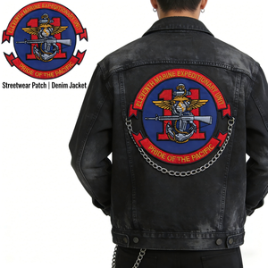 Écusson brodé Premium Lavable « Pride of the Pacific » à thermocoller ou à coudre pour les passionnés de vêtements nautiques, uniformes et décorations personnalisées - Product Image 3