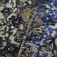 Nouvelle Tendance Luxe Français Tissu Jacquard Brocart Damassé Organza à Fleurs 3D pour Robes et Vêtements Féminins