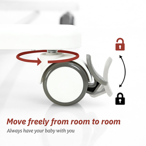 <span class=keywords><strong>Lit</strong></span> cododo multifonctionnel 4-en-1 convertible pour bébé avec barrière de sécurité, design de tissu personnalisé, 0-2 ans, conforme ASTM - Product Image 6