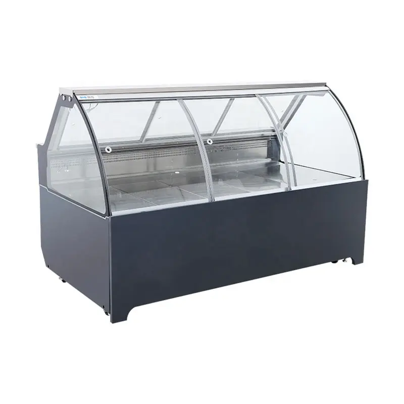 Meat Showcase Cooler Refrigeration Units Deli Refrigerated Display Case