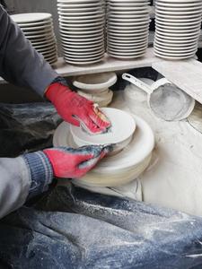 ตุรกีเซรามิกที่ทำด้วยมือ30เซนติเมตรชามแบน - Product Image 5