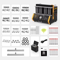 AUTOOL FN608 Garantie 1 an Testeur et Nettoyeur d'Injecteurs de Carburant 12-24V pour Moteurs de Voiture 6 Cylindres GDI Piézo EFI FSI Ultrasonique