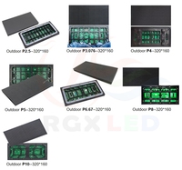 RGX Outdoor Truck Car Van Gabinete de aluminio Módulo de panel LED Señal de video LED Cartelera Inalámbrica Control fácil Publicidad móvil