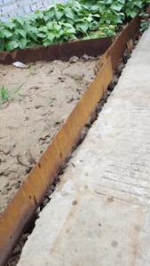 Bordes de Jardín Personalizables de Acero Corten Rústico y Resistente a la Intemperie, Estilo Art Deco, para Uso en Interiores y Exteriores - Product Image 2