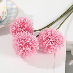 Artificial Carnations Single Branch Polyester <b>Silk</b> Flower Home Decoration Wedding Arrangement Modern Nordic Style - Product Image 4