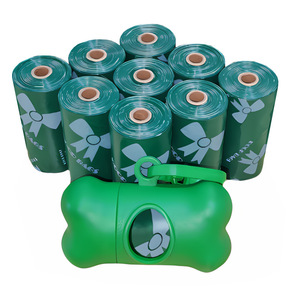 Sacs à déjections canines épaissis en papier biodégradable, fournisseur OEM ODM, personnalisables, sacs écologiques pour déchets d'animaux - Product Image 2