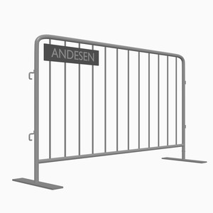 Pannelli di recinzione per cortile per bovini recinzione perimetrale temporanea/controllo della folla barriera di sicurezza in acciaio per barriere pedonali - Product Image 1