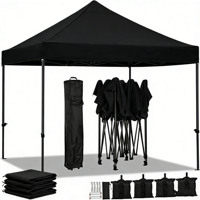 Tente promotionnelle automatique ZDJ à ouverture rapide en 3 secondes, imperméable, monocouche, avec logo personnalisé et couleurs variées pour les expositions sportives en plein air