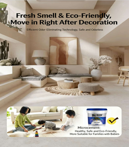 BAIRIJU YT-0610 <span class=keywords><strong>Peinture</strong></span> liquide intérieure mate de qualité industrielle, directement de l'usine, minimaliste, 70m, revêtement standard sans joint - Product Image 1