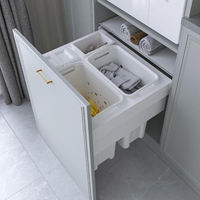 Panier à linge coulissant en plastique ARTSTEEL, grande capacité, ventilé, écologique, durable, organisateur de vêtements pour la maison