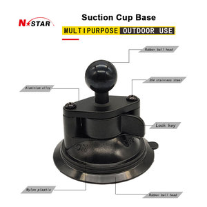N Sao Xe Cup Chủ Xe Đạp Điện Thoại Núi Hút Xoắn Khóa Núi Cho Ram 1 Inch Kim Cương Bóng Cơ Sở Di Động Xe Điện Thoại Di Động Chủ Sở Hữu - Product Image 3