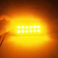 Feux de signalisation à LED, feux stroboscopiques bon marché, barre lumineuse clignotante pour camion, voiture, balise, lampe ambre, feux de circulation 12V 24V, éclairage automobile