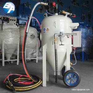 Pot <span class=keywords><strong>mobile</strong></span> de pression de machine de sablage de l'eau pour décaper le sablage de nettoyage - Product Image 3