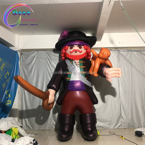 Inflatable captain jack event decoration Inflatable Cartoon Characters Pirate Captain with sword and pistol - Product Image 6