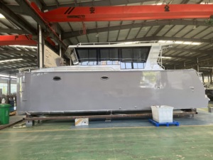 Grand <span class=keywords><strong>bateau</strong></span> catamaran en aluminium entièrement soudé de <span class=keywords><strong>10</strong></span> mètres à vendre navire offshore à double coque pour la pêche et les loisirs - Product Image 2