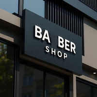 Letrero para Edificio Comercial, Diseño de Letrero con Nombre de Tienda, Logotipo de Marca 3D Personalizado, Letras LED Iluminadas, Letrero Frontal para Negocio