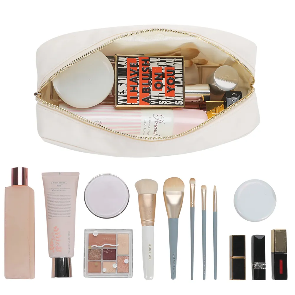 Wholesale Large Makeup Bag Travel Cosmetic Bag Women Toiletry Bag Nylon Pouch