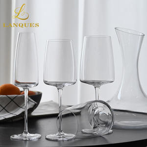 Collection de verrerie en cristal sans plomb Lanques Premium OVAL, compatible lave-vaisselle, pour la maison et les événements de mariage - Product Image 3