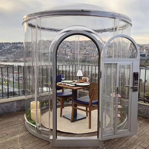 Dosette en verre modulaire, vue d'étoile, nouveau design, utilisation en extérieur, restaurant - Product Image 2